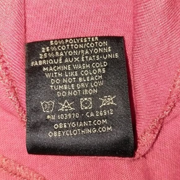 Obey Posse Orange Retro Logo Scoop Neck Racerback Tank Top - Picture 8 of 8